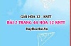 Giải bài 2 trang 44 Hóa 12 Kết nối tri thức SGK